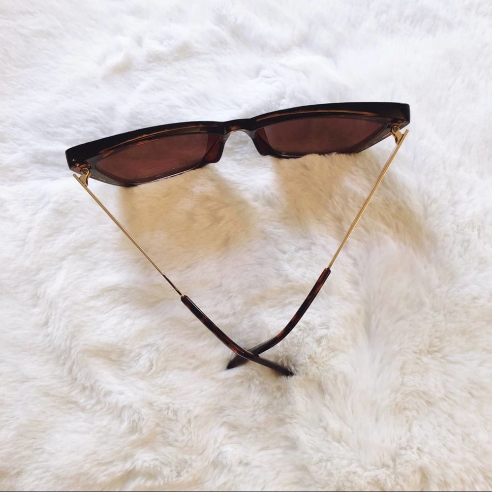 Hannah Tortoise Brown Oversized Cat Eye Sunglasses - Picture 9 of 12